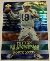 Peyton Manning #R1 Football Cards 2000 Collector's Edge Supreme Route XXXIV Prices