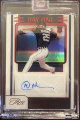 Matt Manning [Bases Loaded] Baseball Cards 2022 Panini Three and Two Day One Autographs Prices