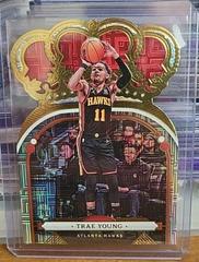Trae Young [Asia Gold] #100 Basketball Cards 2022 Panini Crown Royale Prices