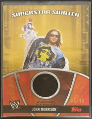 John Morrison [Gold] Wrestling Cards 2010 Topps WWE Superstar Swatches Prices