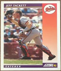 Jeff Tackett #86T Baseball Cards 1992 Score Traded Prices