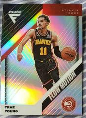 Trae Young [Silver] #9 Basketball Cards 2022 Panini Flux Flow Motion Prices