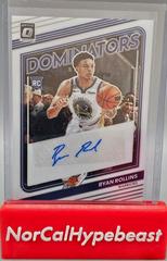 Ryan Rollins #RDS-RYR Basketball Cards 2022 Panini Donruss Optic Rookie Dominators Signatures Prices