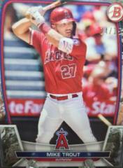 Mike Trout [Black] #89 Baseball Cards 2023 Bowman Prices