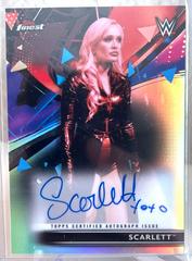 Scarlett [Red] #RA-SC Wrestling Cards 2021 Topps Finest WWE Roster Autographs Prices