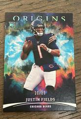 Justin Fields [Turquoise] #103 Football Cards 2021 Panini Origins Prices