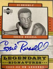 Cazzie Russell Legendary Signatures Basketball Cards 2003 Upper Deck Legends Legendary Signatures Prices