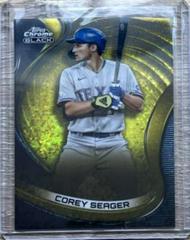 Corey Seager [Gold] #1 Baseball Cards 2022 Topps Chrome Black Prices
