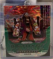 Asuka [Green Pulsar Prizm] Wrestling Cards 2022 Panini Prizm WWE Prizmatic Entrances Prices