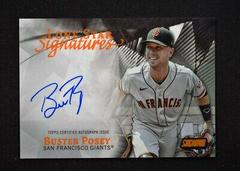 Buster Posey [Orange] Baseball Cards 2022 Stadium Club Lone Star Signatures Prices