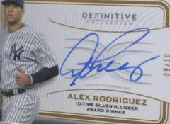 Alex Rodriguez Baseball Cards 2023 Topps Definitive Legendary Autograph Collection Prices