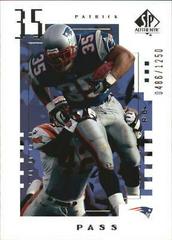 Patrick Pass #165 Football Cards 2000 SP Authentic Prices