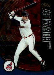 Juan Gonzalez #10 Baseball Cards 2001 Finest Prices