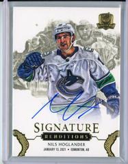 Nils Hoglander #SR-NH Hockey Cards 2020 Upper Deck The Cup Signature Renditions Prices