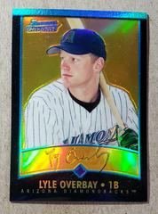Lyle Overbay [Gold Refractor] Baseball Cards 2001 Bowman Chrome Gold Prices