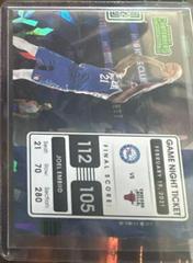 Joel Embiid [Cracked Ice] #2 Basketball Cards 2021 Panini Contenders Game Night Ticket Prices