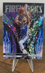 Ben Simmons [Fast Break] #21 Basketball Cards 2021 Panini Prizm Fireworks Prices