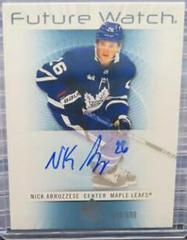 Nick Abruzzese #RFWA-AB Hockey Cards 2022 SP Authentic 2012-13 Retro Future Watch Autographs Prices