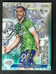 Nicolas Lodeiro [Aqua] Soccer Cards 2023 Topps Chrome MLS Derby Diamonds Prices