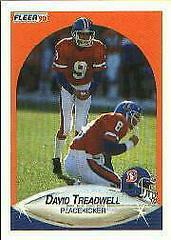 David Treadwell Football Cards 1990 Fleer Prices