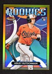 Adley Rutschman [Gold] #FRD-1 Baseball Cards 2023 Topps Finest Rookies Design Variation Prices