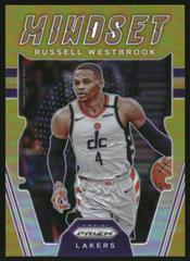 Russell Westbrook [Gold Prizm] Basketball Cards 2021 Panini Prizm Mindset Prices