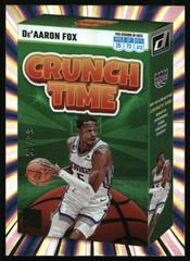 De'Aaron Fox [Laser] #3 Basketball Cards 2023 Panini Donruss Crunch Time Prices