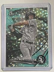 Colson Montgomery [Aqua Ice Foil] #TOP-13 Baseball Cards 2022 Bowman Platinum Top Prospects Prices