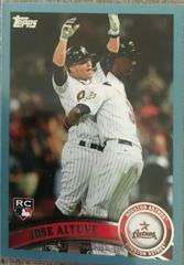 Jose Altuve [Blue Border] #US132 Baseball Cards 2011 Topps Update Prices