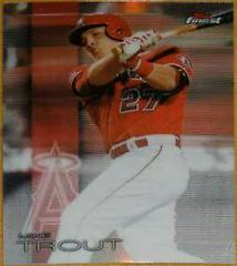 Mike Trout [Refractor] #1 Baseball Cards 2016 Topps Finest Prices