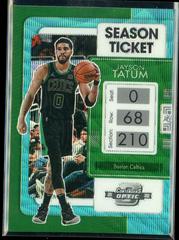 Jayson Tatum [Blue Wave] #1 Basketball Cards 2021 Panini Contenders Optic Prices