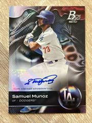 Samuel Munoz #TOP-1 Baseball Cards 2023 Bowman Platinum Top Prospects Prices