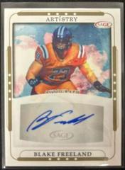 Blake Freeland [Gold] #ART-BF Football Cards 2023 Sage Artistry Autographs Prices