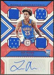 Tre Mann [Red Obsidian] Basketball Cards 2021 Panini Chronicles Rookie Cornerstones Autographs Prices