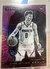 Christian Braun [Purple Scope] #28 Basketball Cards 2022 Panini Flux Titan Prices