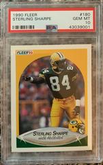 Sterling Sharpe #180 Football Cards 1990 Fleer Prices