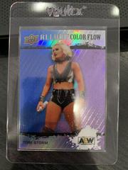 Toni Storm [Blue Purple] #R-30 Wrestling Cards 2022 Upper Deck Allure AEW Color Flow Prices