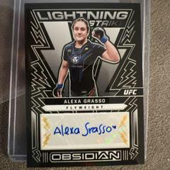 Alexa Grasso #OL-AGS Ufc Cards 2023 Panini Chronicles UFC Obsidian Lightning Strike Signatures Prices