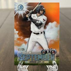 Jordan Lawlar [Orange] #SOS-1 Baseball Cards 2023 Bowman Sights on September Prices