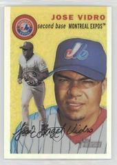 Jose Vidro [Retrofractor] #THC100 Baseball Cards 2003 Topps Heritage Chrome Prices