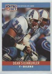 Dean Steinkuhler #124 Football Cards 1990 Pro Set FACT Cincinnati Prices