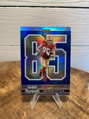 George Kittle [Blue] #BTN-22 Football Cards 2020 Panini Playoff Behind the Numbers Prices