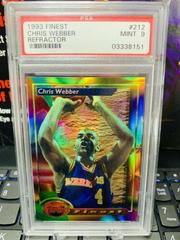 Chris Webber [Refractor] Basketball Cards 1993 Finest Prices