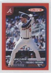 Freddie Freeman [Red] #583 Baseball Cards 2020 Topps Total Prices