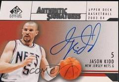 Jason Kidd Basketball Cards 2003 SP Signature Authentic Signature Prices