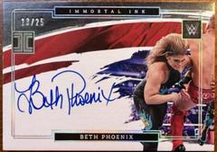 Beth Phoenix [Holo Silver] #IM-BPX Wrestling Cards 2022 Panini Impeccable WWE Immortal Ink Autographs Prices