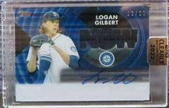 Logan Gilbert [Blue] #GNA-GIL Baseball Cards 2022 Topps Clearly Authentic Generation Now Autographs Prices