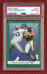 Trace Armstrong Football Cards 1991 Fleer Prices