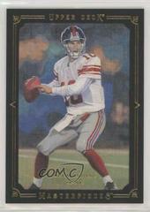 Eli Manning [Framed Black] #31 Football Cards 2008 Upper Deck Masterpieces Prices