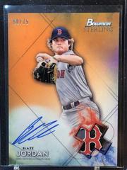 Blaze Jordan [Orange Refractor] Baseball Cards 2021 Bowman Sterling Prospect Autographs Prices